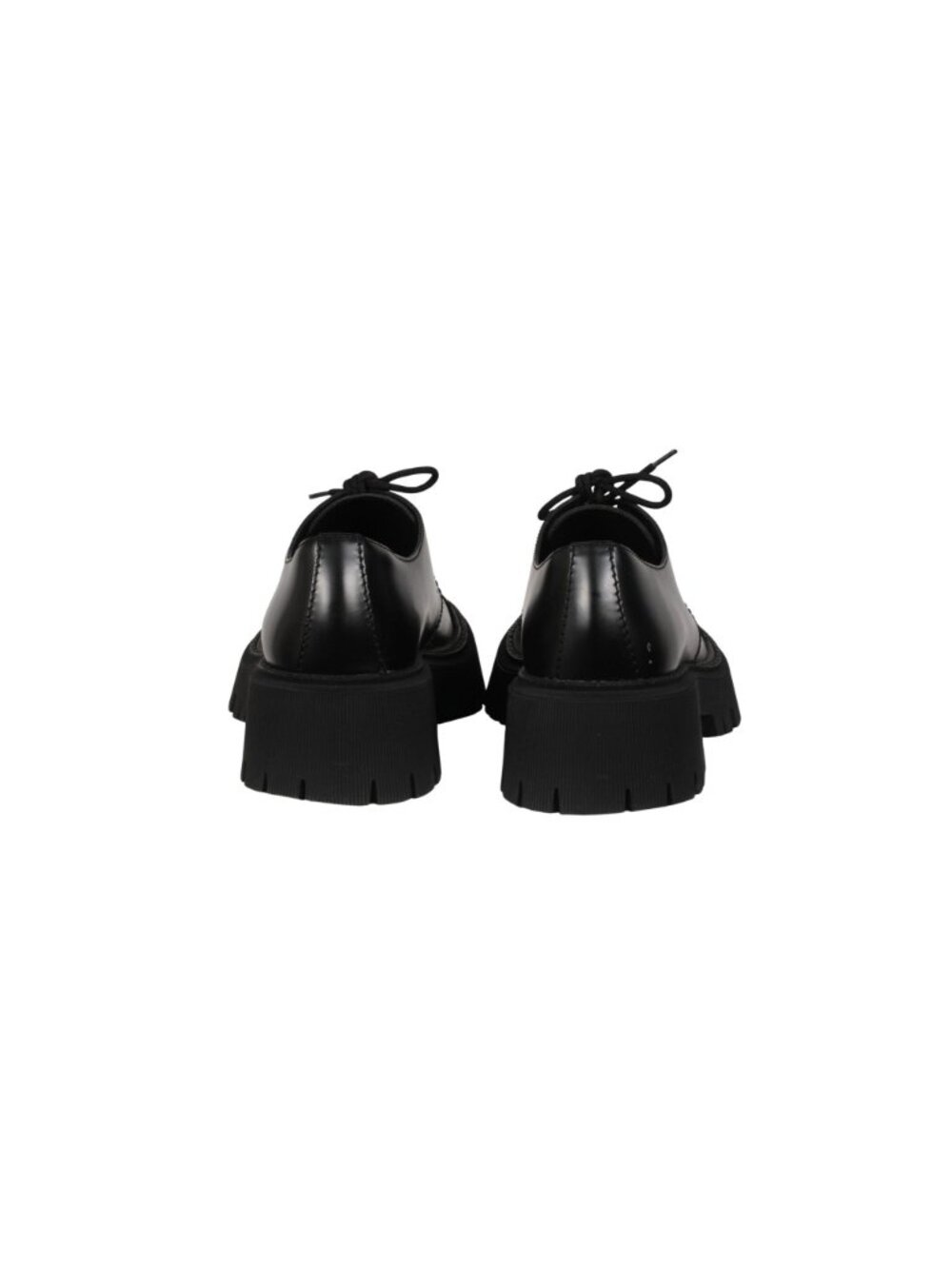 Balenciaga Mens Tractor Derbys US 10 EU 43 Black Leather Cunky Lace Ups - Picture 6 of 13